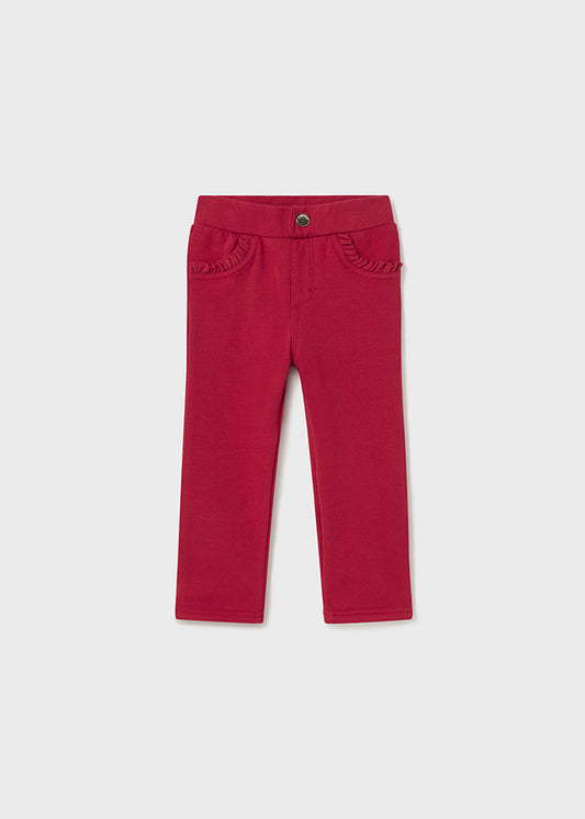 Pantalón básico rojo