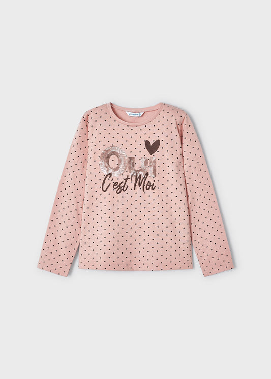 Camiseta M/L mini corazones