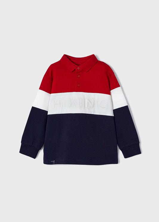 Polo m/l color block