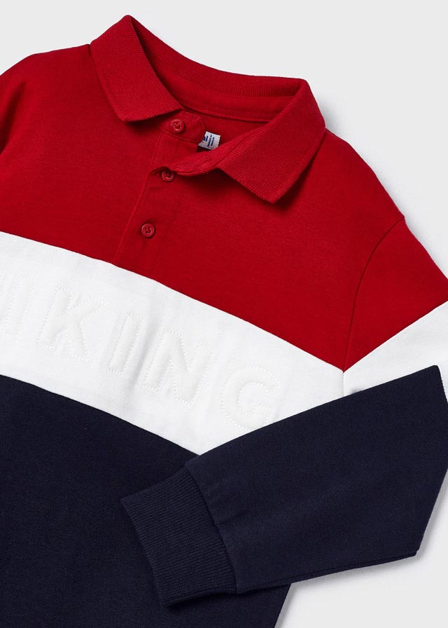 Polo m/l color block